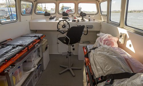 Ambulance Boat Romania 2014 Inside